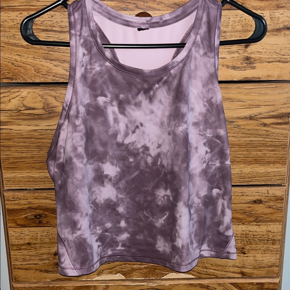 Lavender Tie-Dye Tank Top